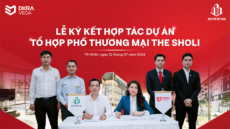 Lễ Ký Kết Hợp Tác Dự Án Tổ Hợp Phố Thương Mại The Sholi